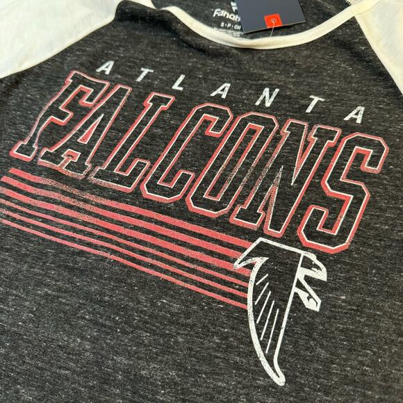 Fanatics Falcons NFL size small women’s Pro line Raglan NWT RISE UP - Picture 7 of 8